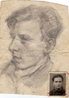 Portrait of his brother Eduard with the artist
